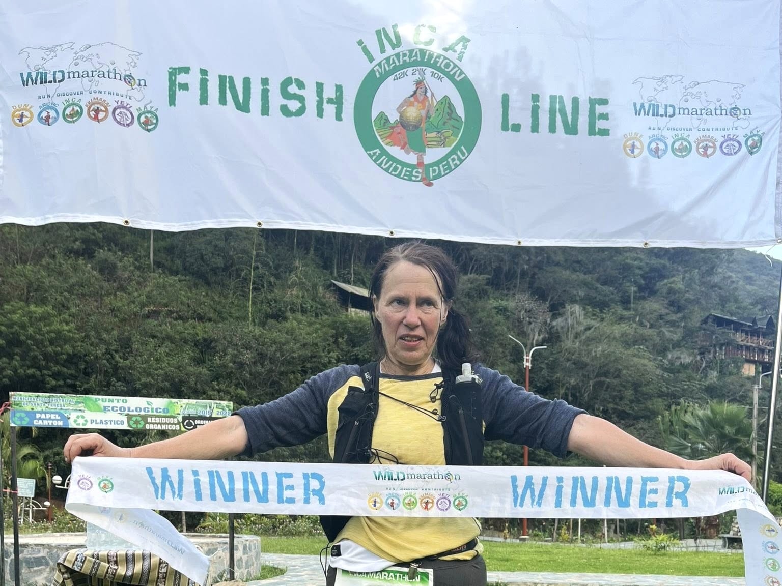 Ragnhild vant Inca Marathon i Peru, uten hjelp av hest!
